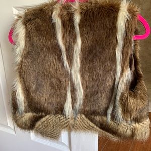 BEBE faux fur vest